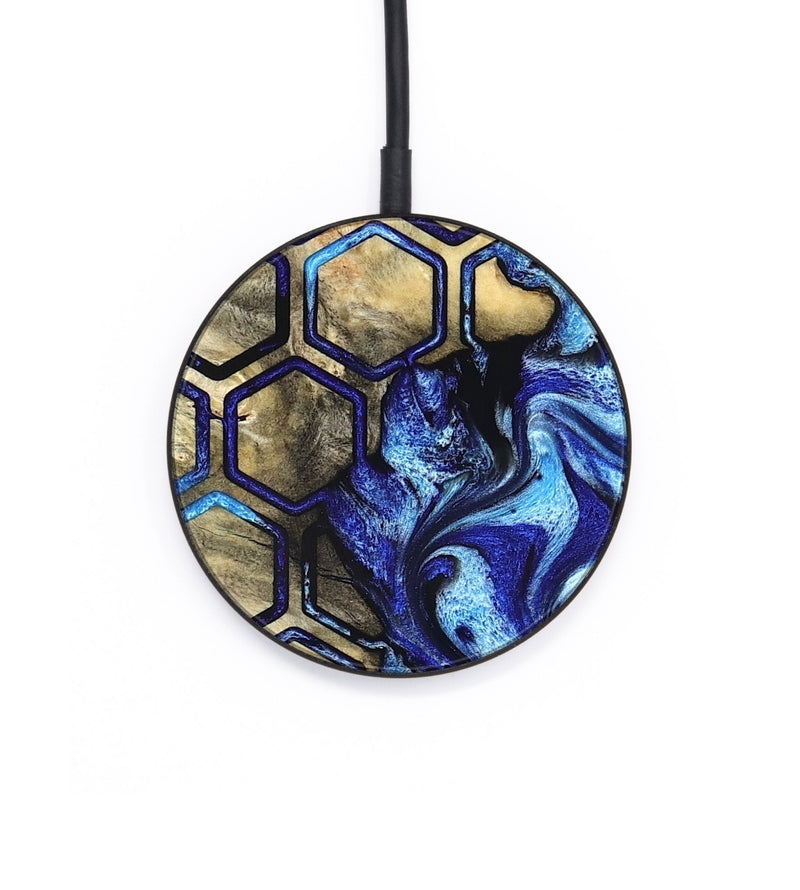 Circle Wood Wireless Charger - Lum (Pattern, 823351)