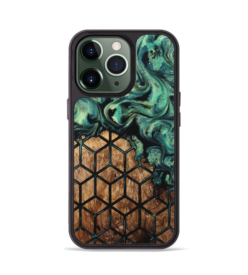 iPhone 13 Pro Wood Phone Case - Brenda (Pattern, 823352)