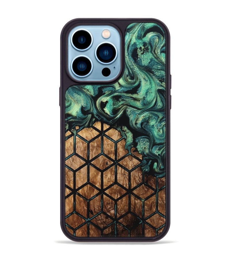 iPhone 14 Pro Max Wood Phone Case - Brenda (Pattern, 823352)
