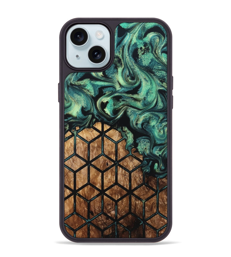 iPhone 15 Plus Wood Phone Case - Brenda (Pattern, 823352)