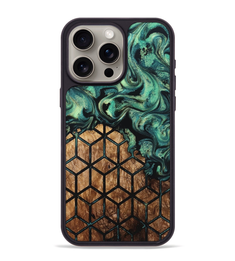 iPhone 15 Pro Max Wood Phone Case - Brenda (Pattern, 823352)