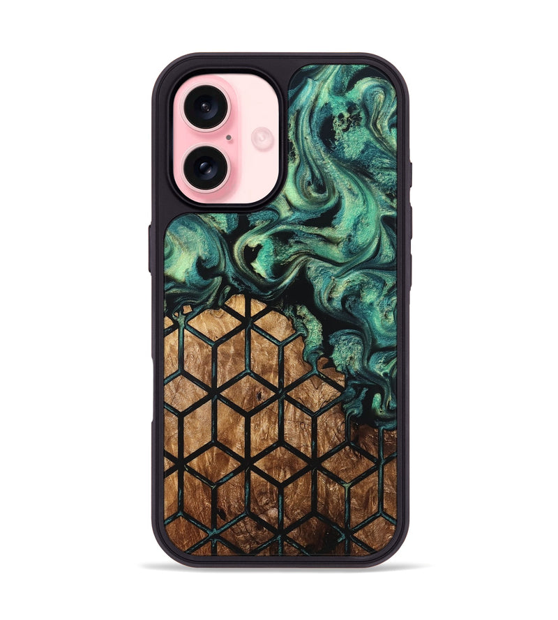 iPhone 16 Wood Phone Case - Brenda (Pattern, 823352)