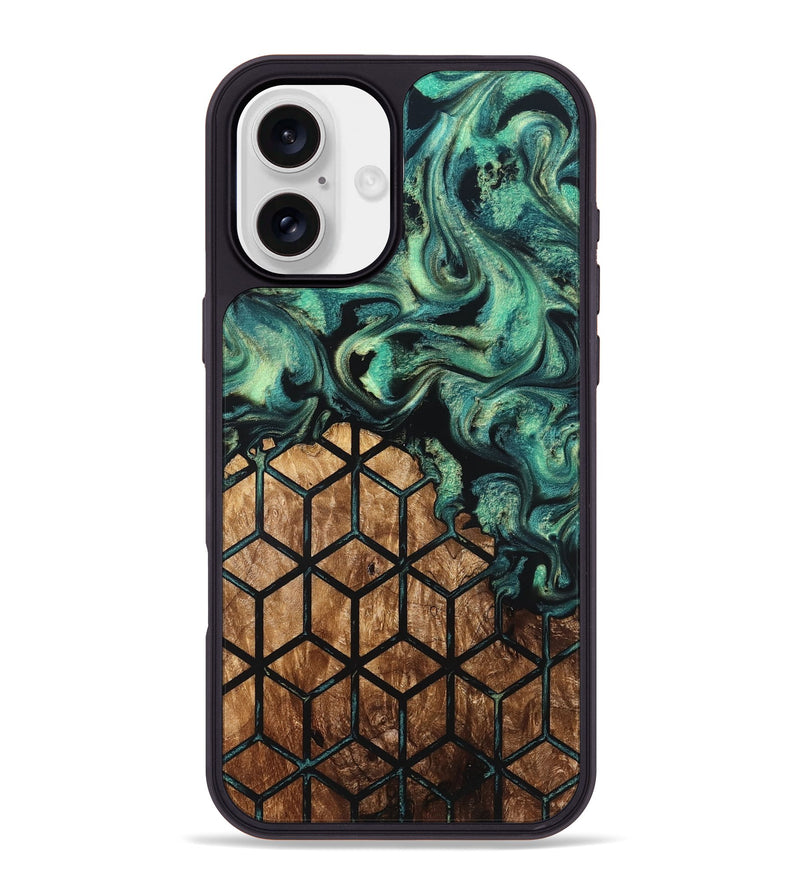 iPhone 16 Plus Wood Phone Case - Brenda (Pattern, 823352)