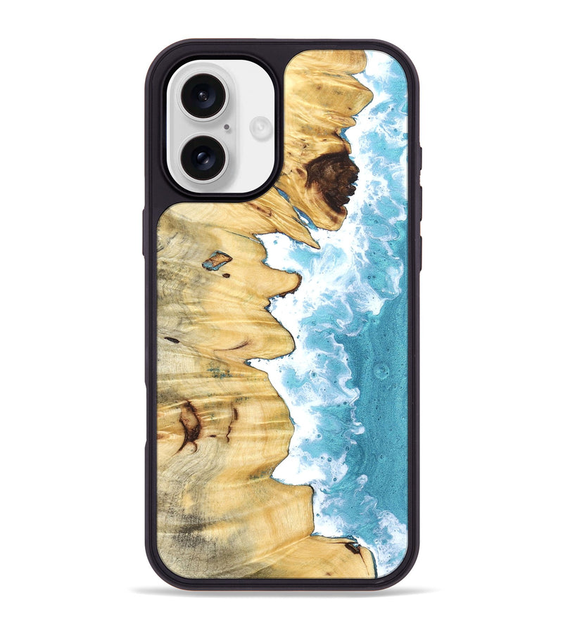 iPhone 16 Plus Wood Phone Case - Emogene (Coastal, 823354)