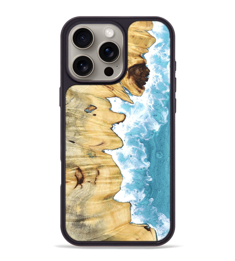 iPhone 16 Pro Max Wood Phone Case - Emogene (Coastal, 823354)
