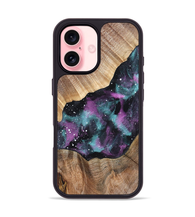 iPhone 16 Wood Phone Case - Cristal (Cosmos, 823362)