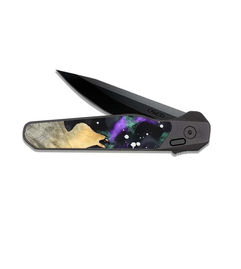EDC Dark Slate Wood Pocket Knife - Jordy (Cosmos, 823363)