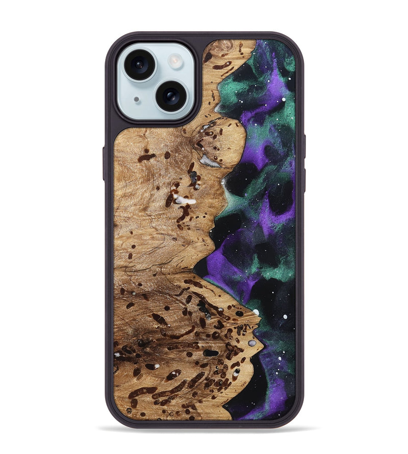 iPhone 15 Plus Wood Phone Case - Jaylene (Cosmos, 823366)