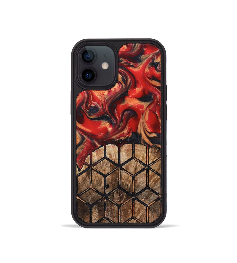 iPhone 12 mini Wood Phone Case - Elvira (Pattern, 823367)