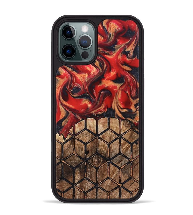 iPhone 12 Pro Max Wood Phone Case - Elvira (Pattern, 823367)