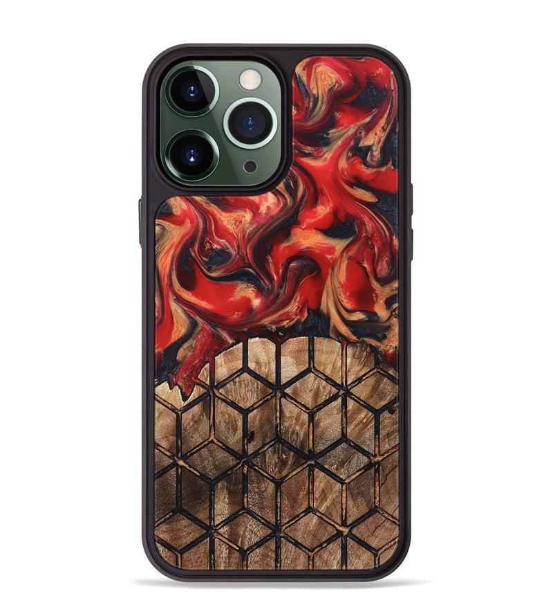 iPhone 13 Pro Max Wood Phone Case - Elvira (Pattern, 823367)