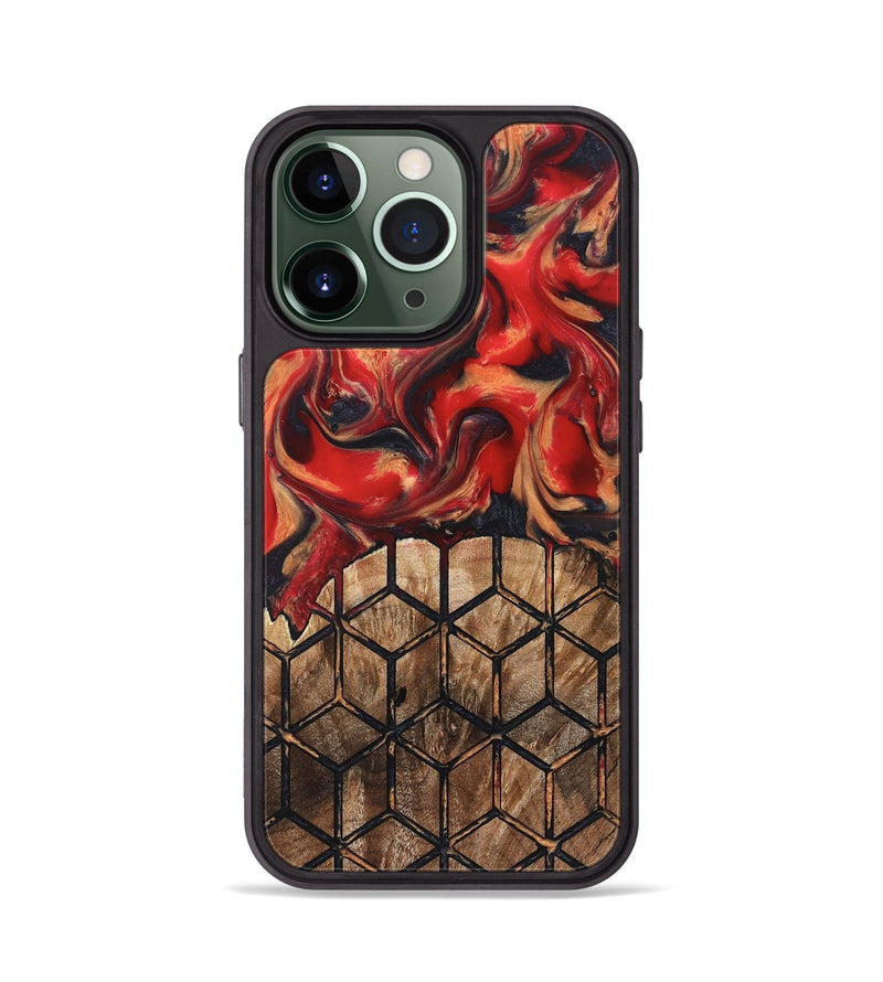 iPhone 13 Pro Wood Phone Case - Elvira (Pattern, 823367)