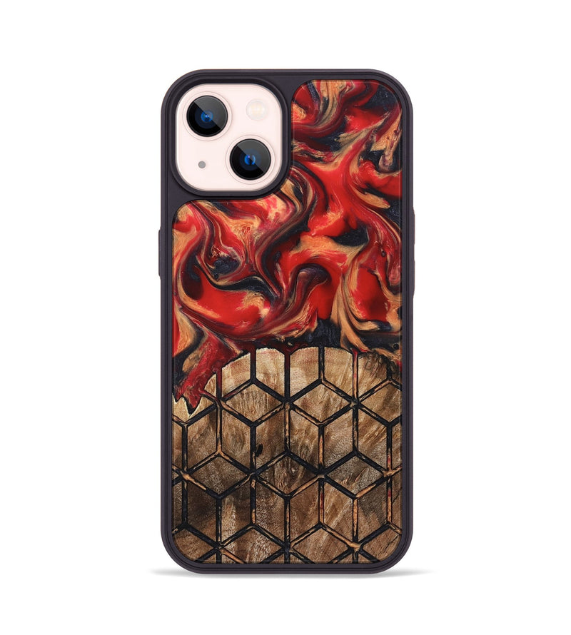iPhone 14 Wood Phone Case - Elvira (Pattern, 823367)