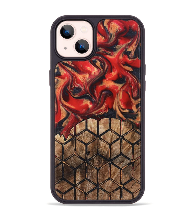 iPhone 14 Plus Wood Phone Case - Elvira (Pattern, 823367)