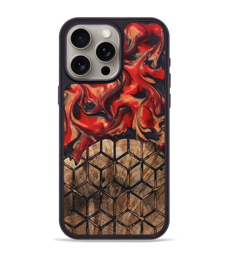 iPhone 15 Pro Max Wood Phone Case - Elvira (Pattern, 823367)