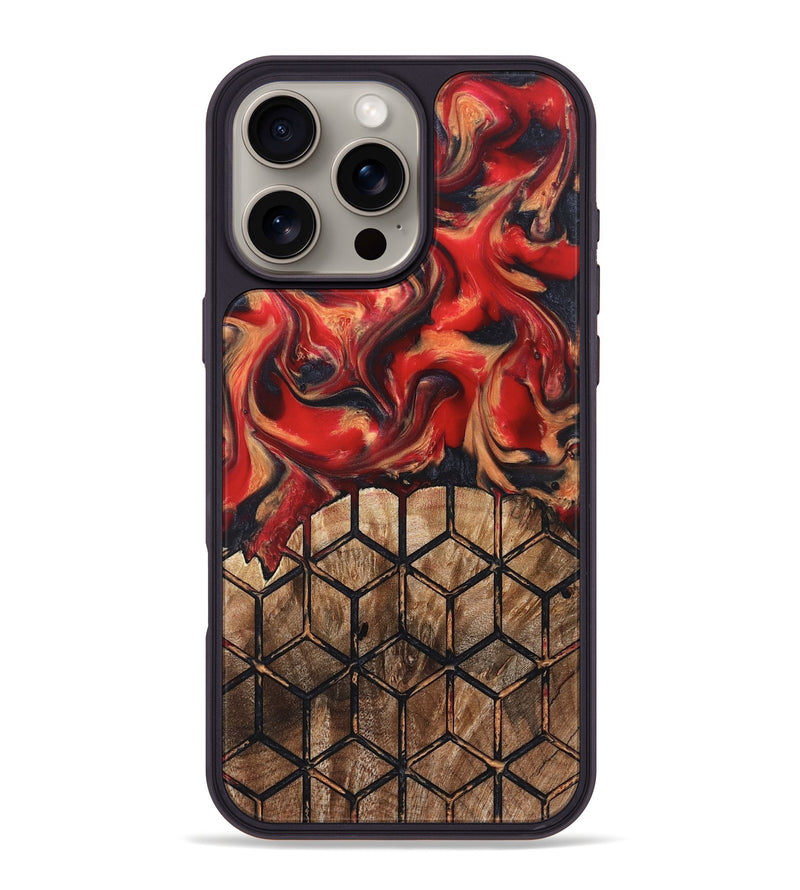 iPhone 16 Pro Max Wood Phone Case - Elvira (Pattern, 823367)