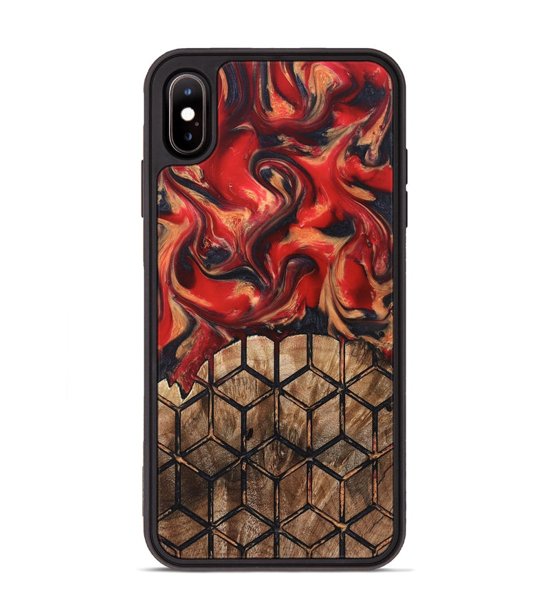 iPhone Xs Max Wood Phone Case - Elvira (Pattern, 823367)