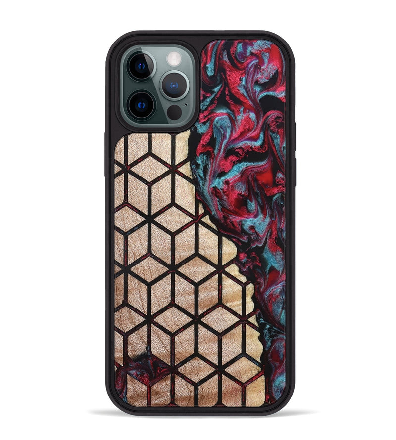iPhone 12 Pro Max Wood Phone Case - Samuel (Pattern, 823369)