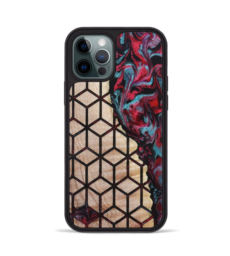 iPhone 12 Pro Wood Phone Case - Samuel (Pattern, 823369)