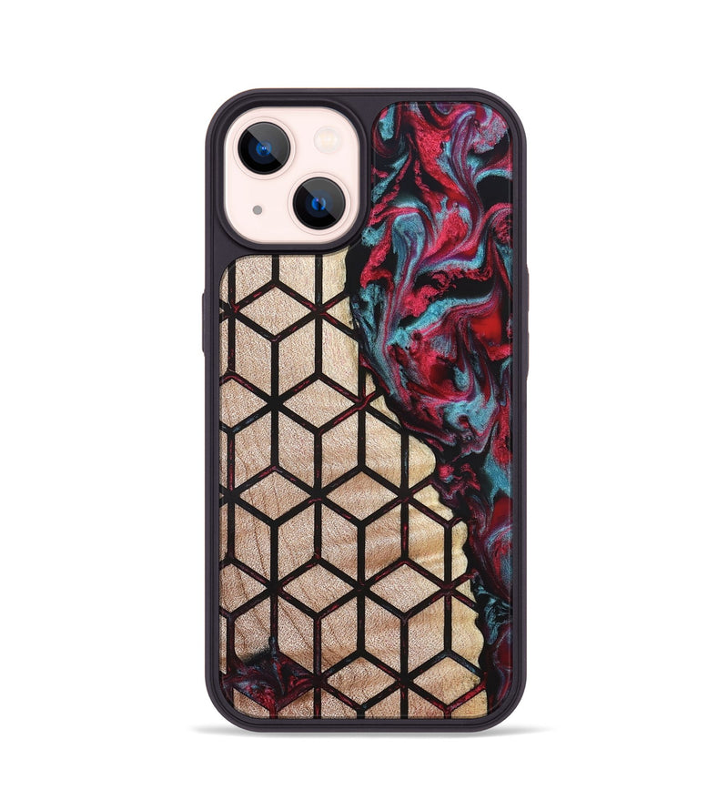 iPhone 14 Wood Phone Case - Samuel (Pattern, 823369)