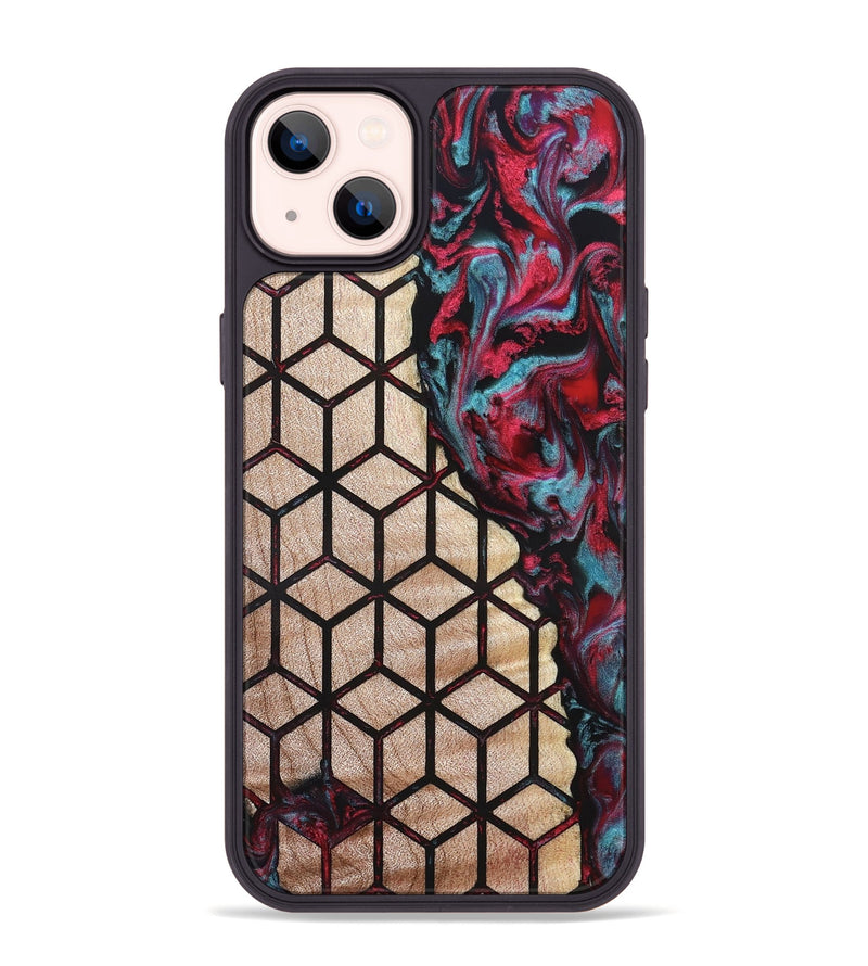 iPhone 14 Plus Wood Phone Case - Samuel (Pattern, 823369)