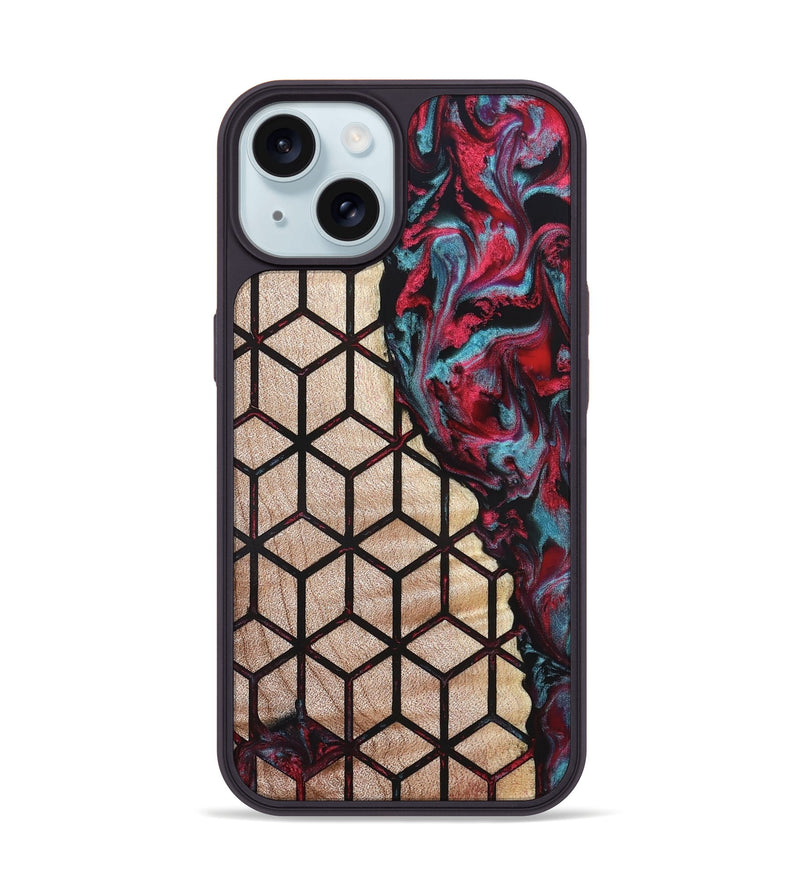 iPhone 15 Wood Phone Case - Samuel (Pattern, 823369)