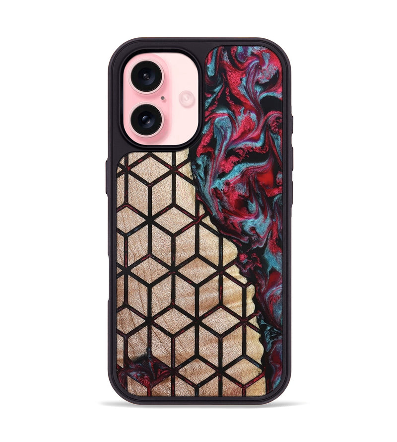 iPhone 16 Wood Phone Case - Samuel (Pattern, 823369)