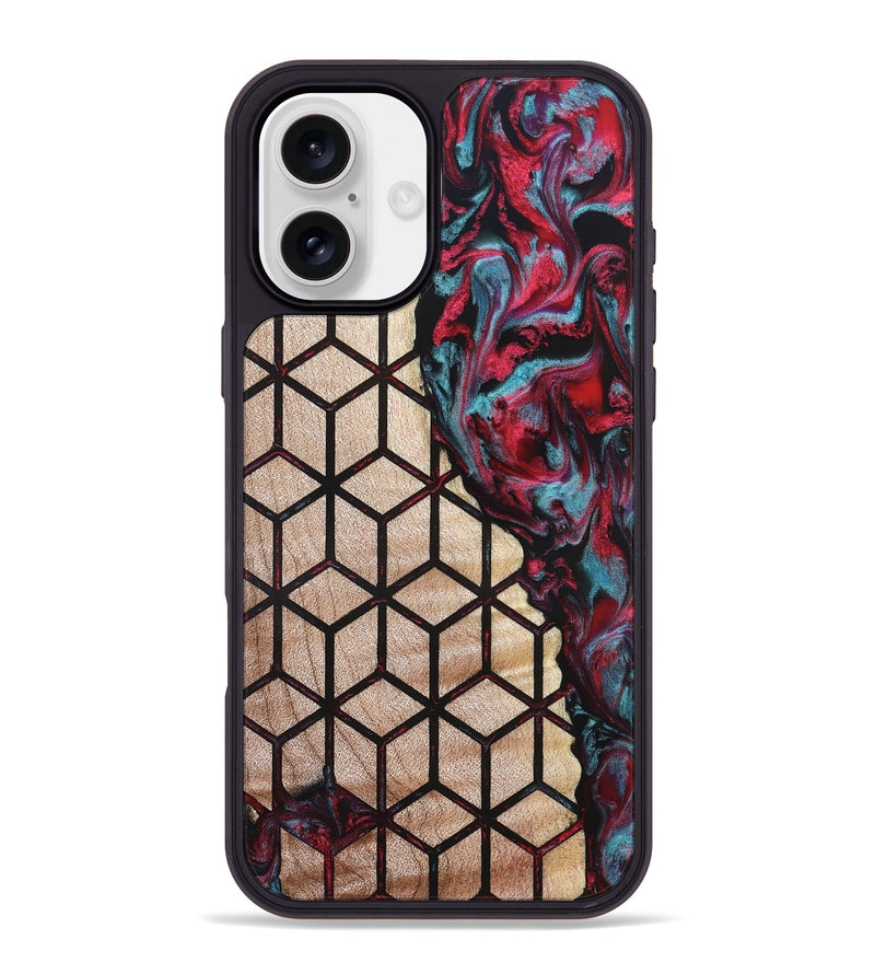 iPhone 16 Plus Wood Phone Case - Samuel (Pattern, 823369)