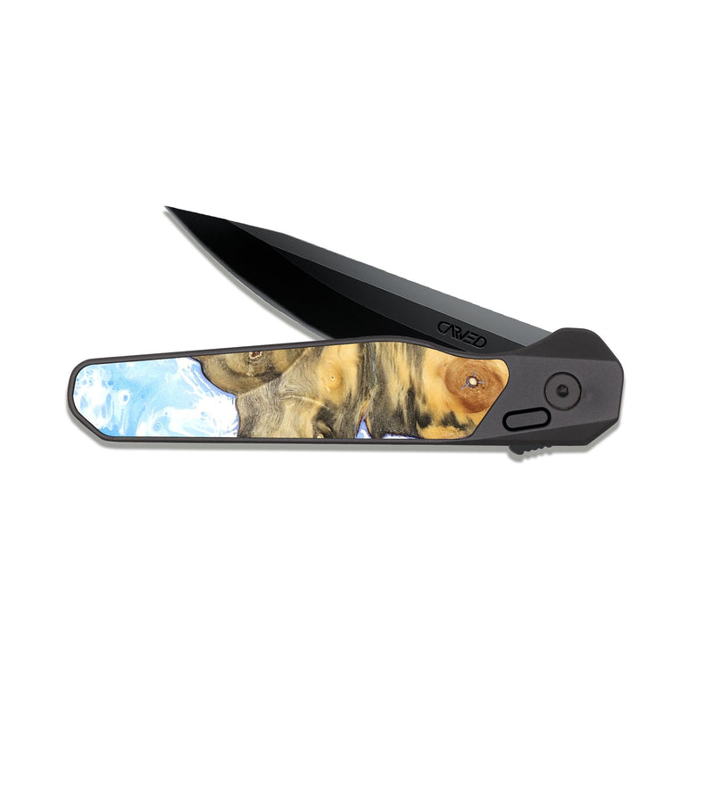 EDC Dark Slate Wood Pocket Knife - Tea (Coastal, 823372)