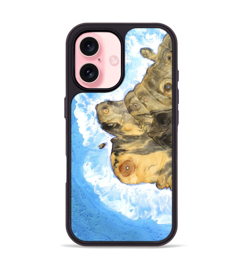 iPhone 16 Wood Phone Case - Tea (Coastal, 823372)