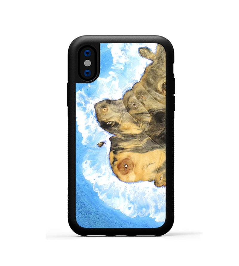 iPhone Xs Wood Phone Case - Tea (Coastal, 823372)