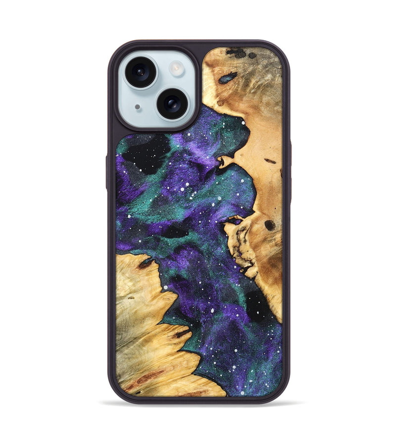 iPhone 15 Wood Phone Case - Aimee (Cosmos, 823374)