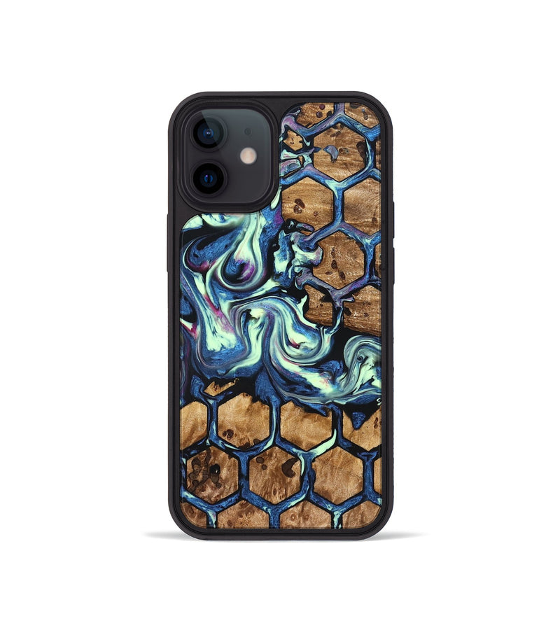 iPhone 12 mini Wood Phone Case - Janie (Pattern, 823377)
