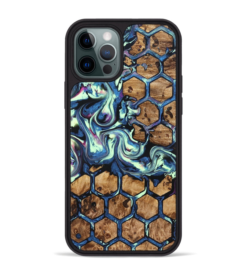 iPhone 12 Pro Max Wood Phone Case - Janie (Pattern, 823377)