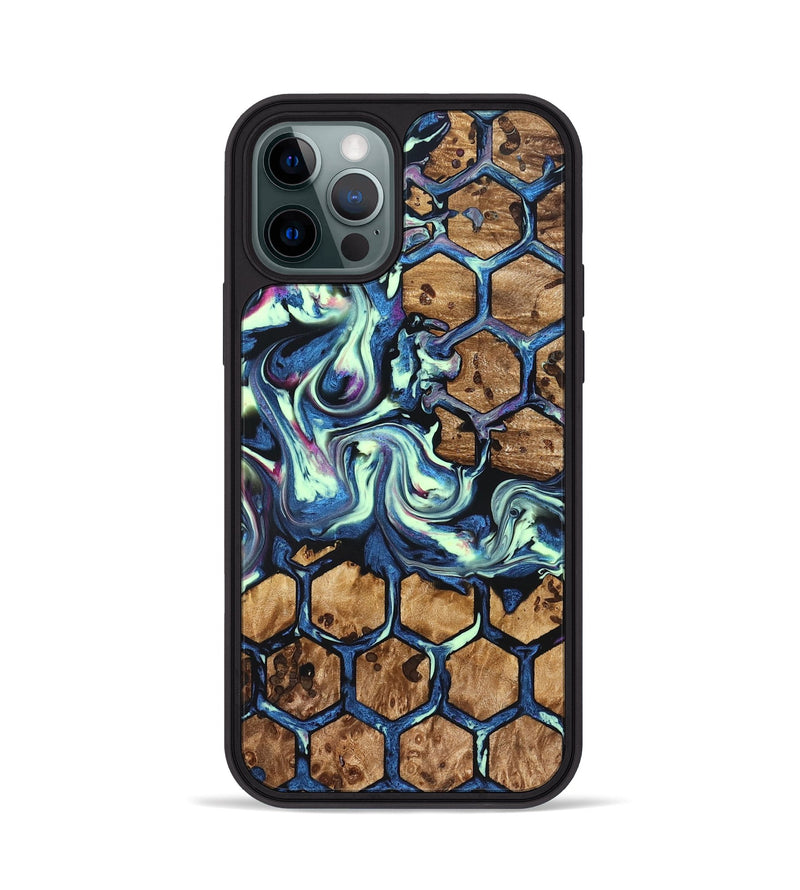 iPhone 12 Pro Wood Phone Case - Janie (Pattern, 823377)