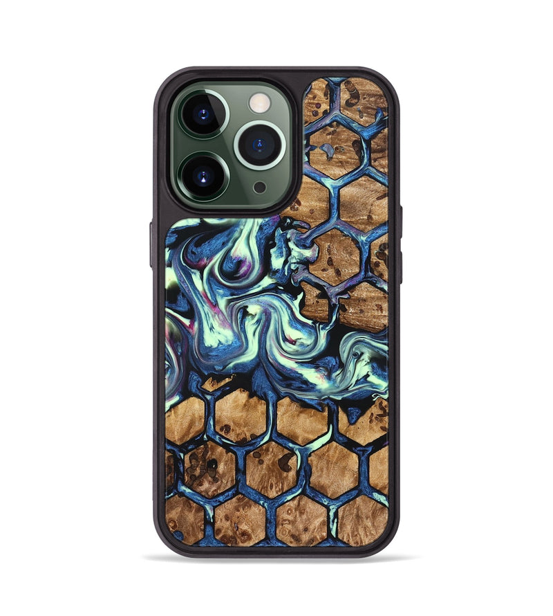 iPhone 13 Pro Wood Phone Case - Janie (Pattern, 823377)