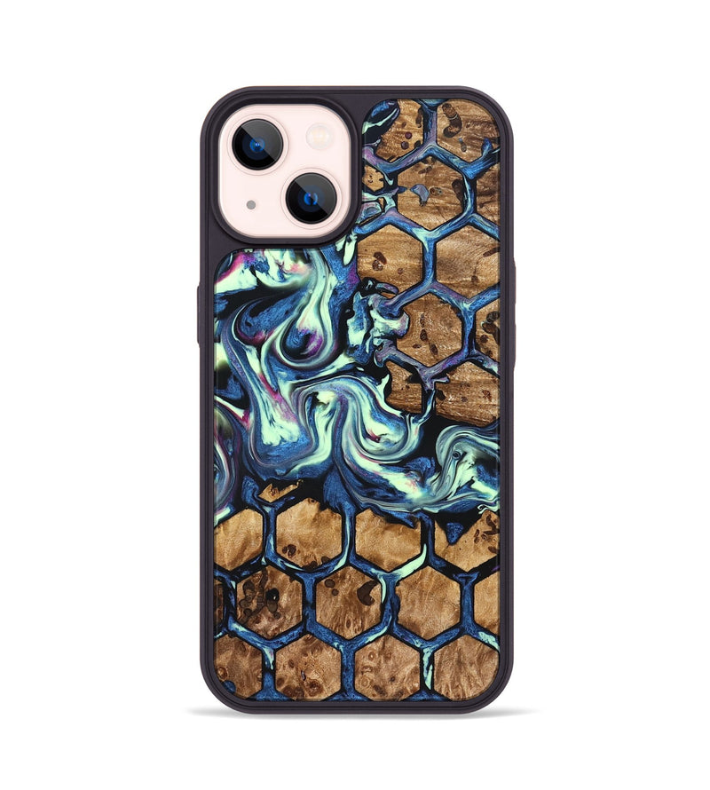 iPhone 14 Wood Phone Case - Janie (Pattern, 823377)