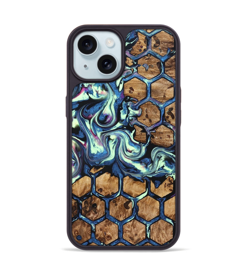iPhone 15 Wood Phone Case - Janie (Pattern, 823377)