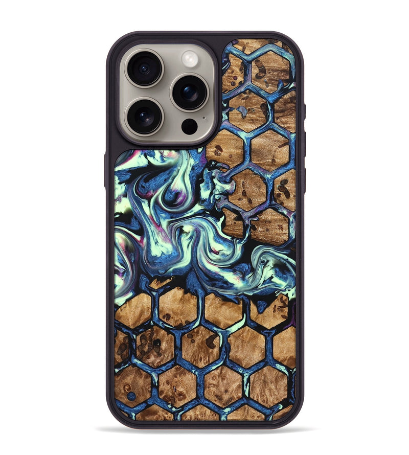 iPhone 15 Pro Max Wood Phone Case - Janie (Pattern, 823377)