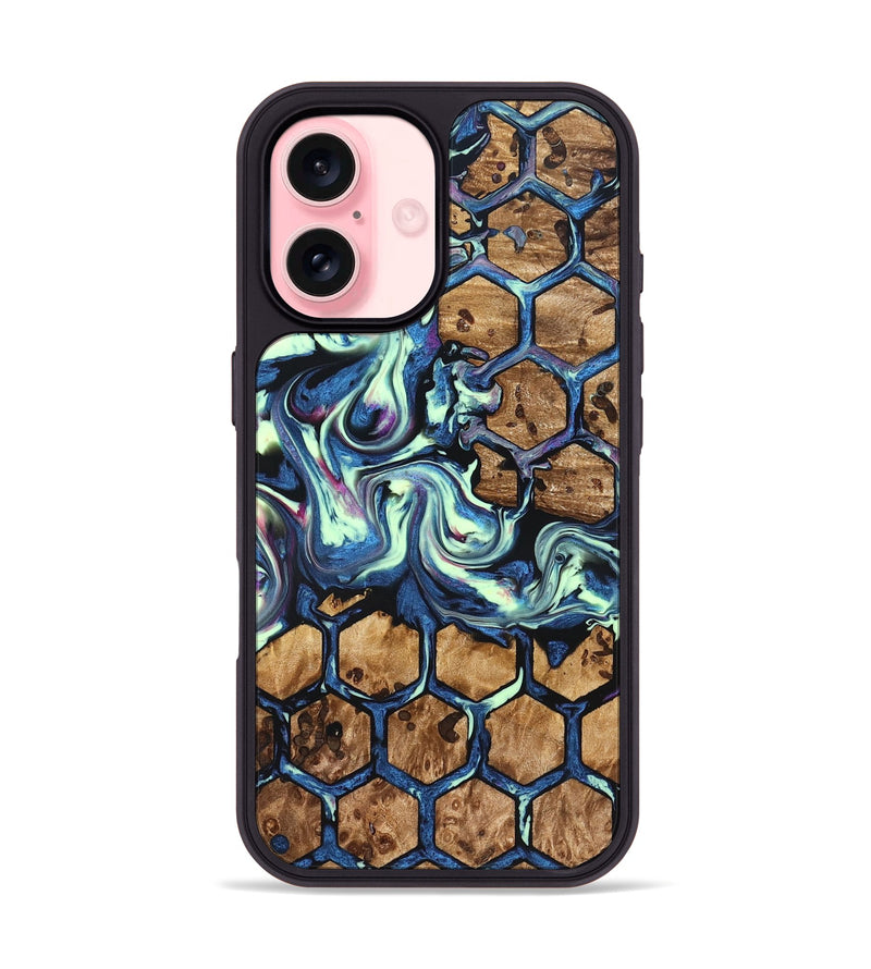 iPhone 16 Wood Phone Case - Janie (Pattern, 823377)
