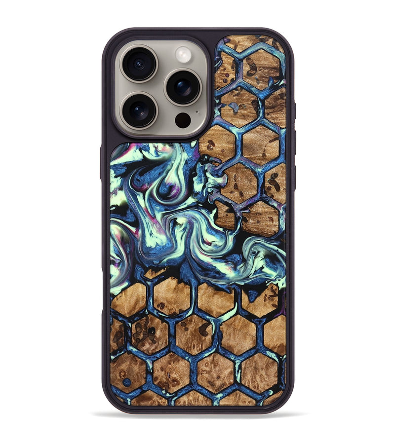 iPhone 16 Pro Max Wood Phone Case - Janie (Pattern, 823377)