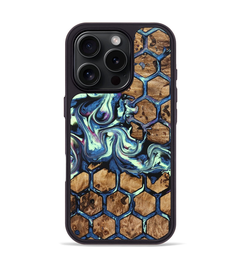 iPhone 16 Pro Wood Phone Case - Janie (Pattern, 823377)