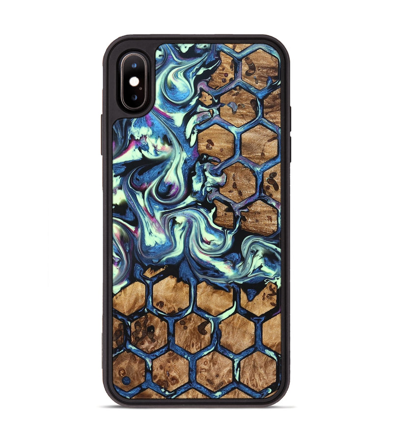 iPhone Xs Max Wood Phone Case - Janie (Pattern, 823377)