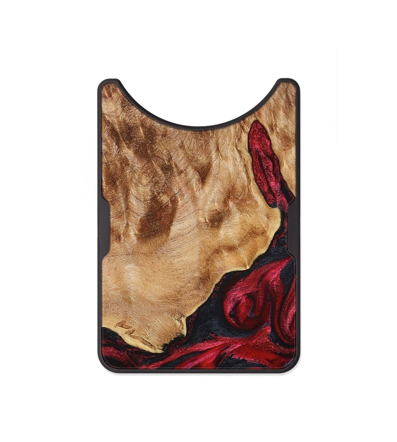 Alloy Wood Wallet - Melina (Red, 823384)