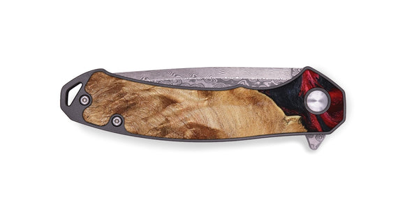 EDC Wood Pocket Knife - Melina (Red, 823384)