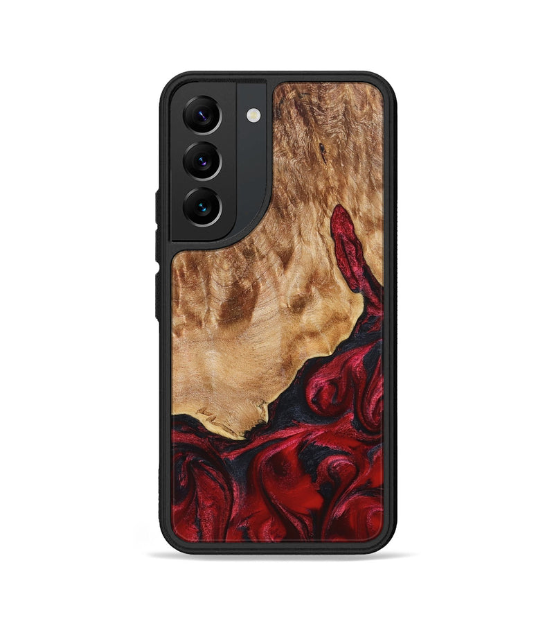 Galaxy S22 Wood Phone Case - Melina (Red, 823384)