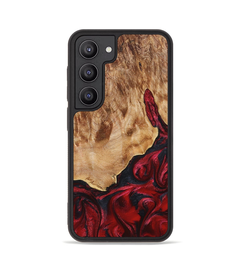 Galaxy S23 Wood Phone Case - Melina (Red, 823384)