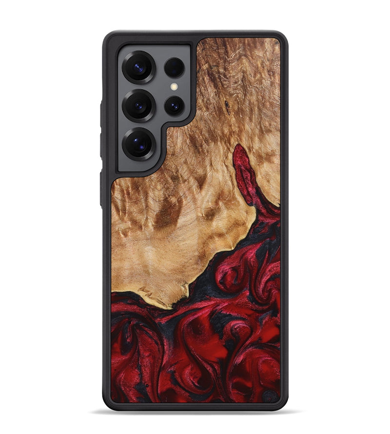 Galaxy S25 Ultra Wood Phone Case - Melina (Red, 823384)