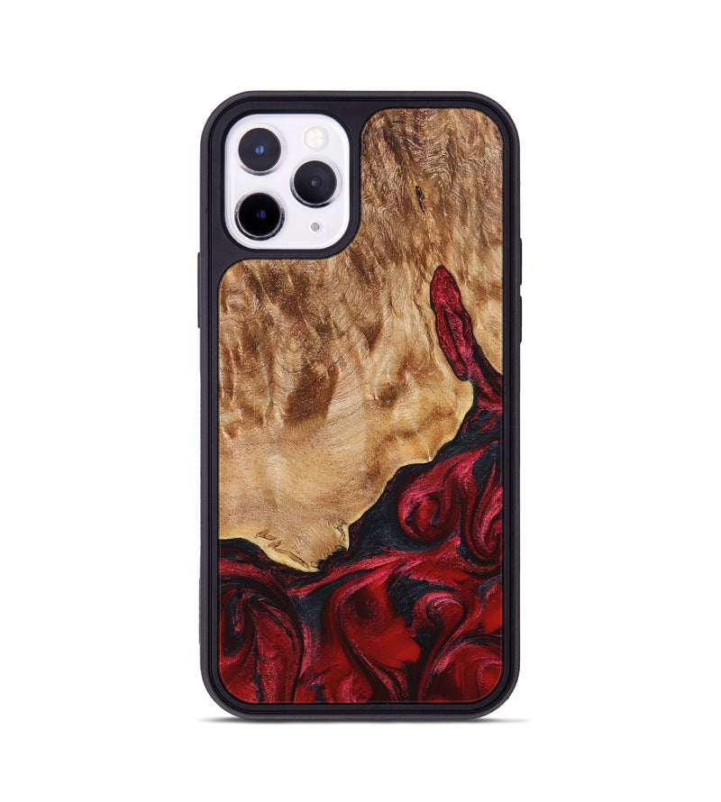 iPhone 11 Pro Wood Phone Case - Melina (Red, 823384)