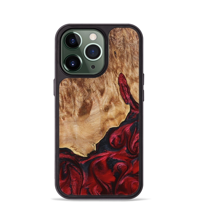 iPhone 13 Pro Wood Phone Case - Melina (Red, 823384)